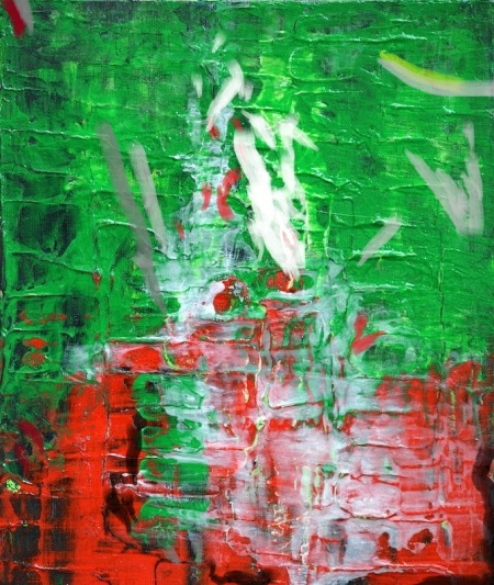 green-red-abstract-textured-painting-modern-art-strength-by-chakramoon-belinda-capol